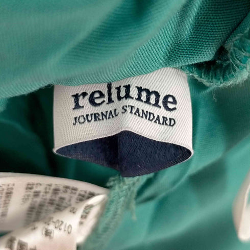 ジャーナルスタンダードレリューム JOURNAL STANDARD relume マットサテンクロスタックパンツ レディース FREE