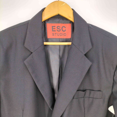 イーエスシーステュディオ ESC STUDIO Zipper blazer ジッパーブレザー 3Bテーラードジャケット メンズ