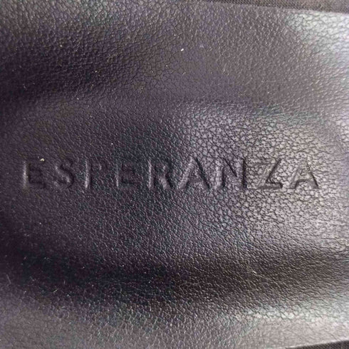 エスペランサ ESPERANZA 厚底ヒールストラップパンプス レディース JPN:24.5
