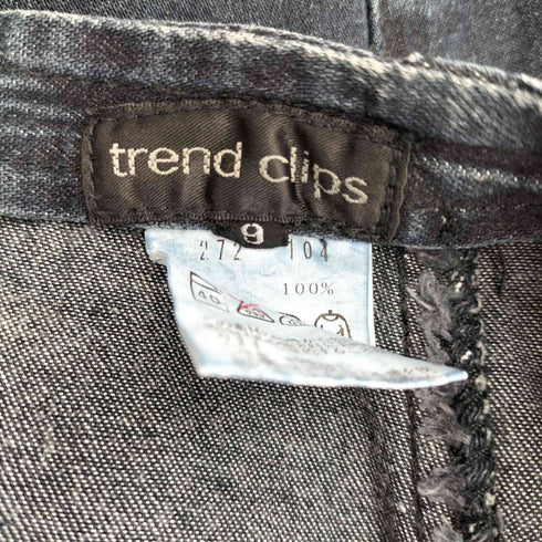 trend clips カットオフデニムスカート レディース
