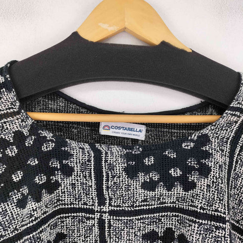 costabella クロップド丈 クロシェットニット レディース JPN:M