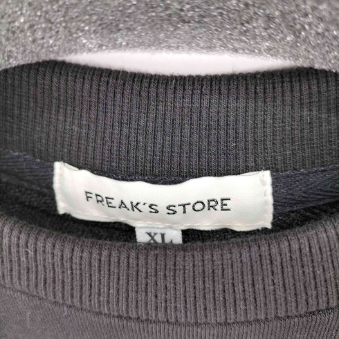 フリークスストア FREAKS STORE 両面プリントクルーネックスウェット レディース JPN:XL