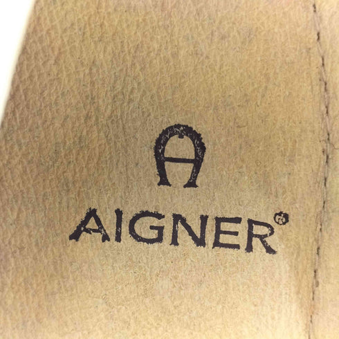 アイグナー AIGNER イタリア製 コンビレザー スニーカー メンズ EUR:40