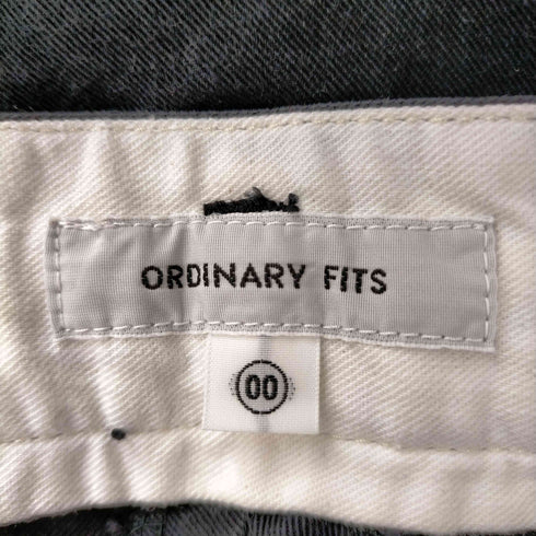 オーディナリーフィッツ Ordinary fits 日本製 ボタンフライ ワイドデニムパンツ メンズ 00
