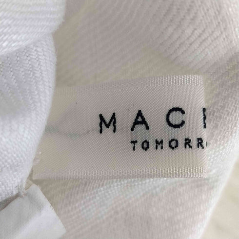 マカフィー MACPHEE リネンフリンジブラウス レディース 38