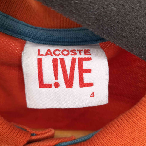 ラコステライブ Lacoste Live ロゴ刺繍 s/sポロシャツ メンズ JPN:4