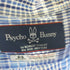 サイコバニー Psycho Bunny ロゴワッペン シアサッカー半袖チェックシャツ メンズ JPN:XL