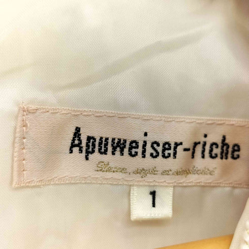 アプワイザーリッシェ Apuweiser riche 18SS ツイード ミニ ワンピース レディース JPN:1