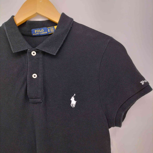ポロラルフローレン POLO RALPH LAUREN スモールポニー刺繍 鹿の子 半袖ポロワンピース レディース XS