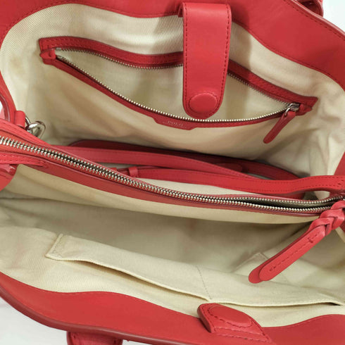 ポロラルフローレン POLO RALPH LAUREN カウレザー2WAYトートバッグ レディース