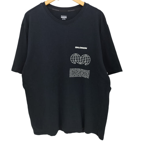 サロモン SALOMON 2024SS GLOBE GRAPHIC SS TEE グラフィック ショートスリーブ Tシャツ メンズ import:XL