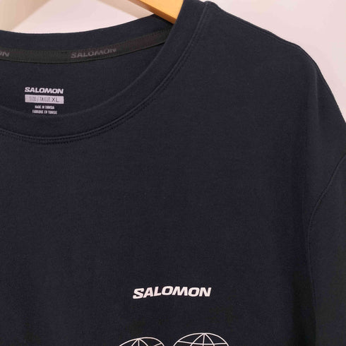 サロモン SALOMON 2024SS GLOBE GRAPHIC SS TEE グラフィック ショートスリーブ Tシャツ メンズ import:XL