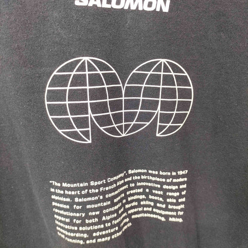 サロモン SALOMON 2024SS GLOBE GRAPHIC SS TEE グラフィック ショートスリーブ Tシャツ メンズ import:XL
