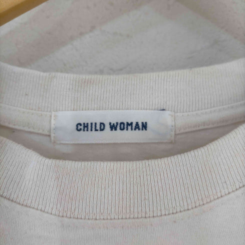 CHILD WOMAN オーガニックリサイクル天竺ロゴTシャツ DES BONBONS レディース FREE