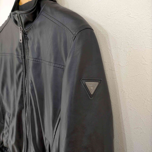 ゲス GUESS Leather jacket メンズ import:S
