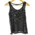 エンポリオアルマーニ EMPORIO ARMANI フロント スパンコール デザイン ノースリーブ レディース import:XS