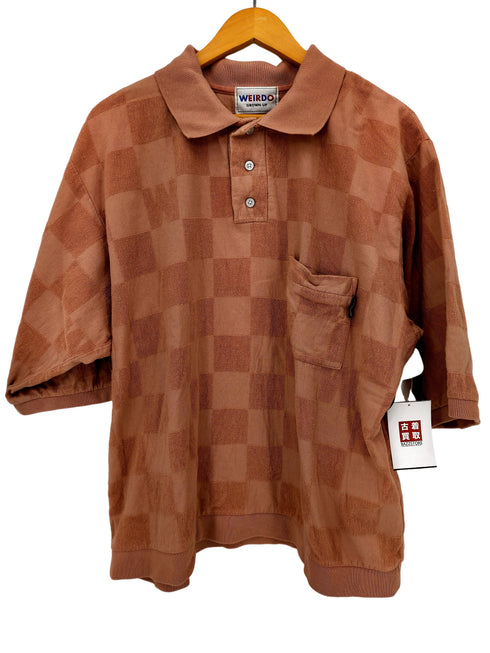 ウィアード WEIRDO 23SS CHECKER - H/S PILE POLO SHIRTS メンズ JPN:L