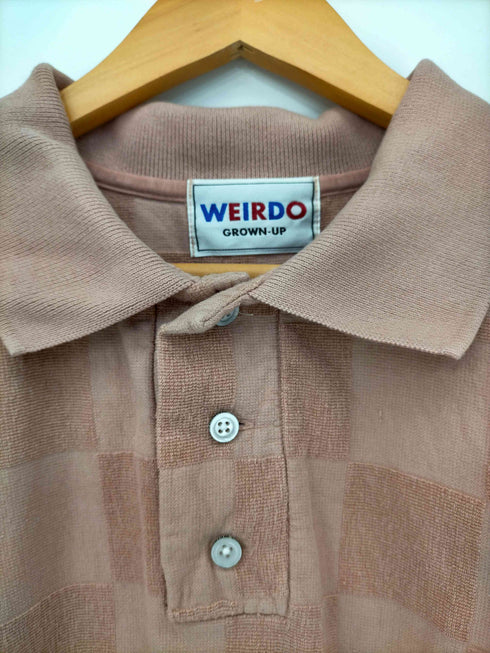ウィアード WEIRDO 23SS CHECKER - H/S PILE POLO SHIRTS メンズ JPN:L