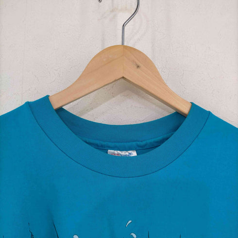 ヘインズ Hanes USA製 Where's MY coffee アニマルプリント シングルステッチ S/S TEE ©87 メンズ import:XL