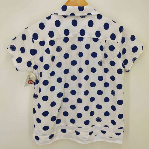 ディッキーズ Dickies ドット柄 ショートスリーブ ブラウス レディース import:M