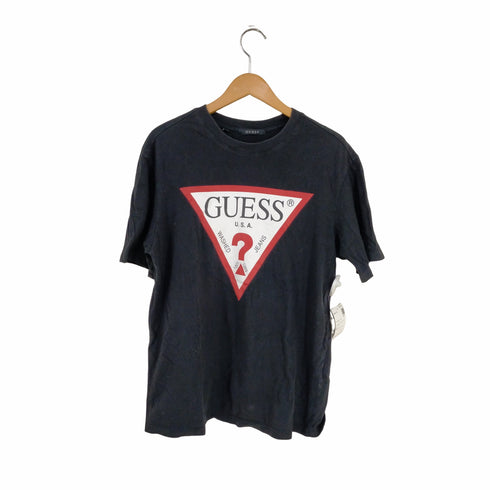 ゲス GUESS Signature Logo T Shirt メンズ import:M