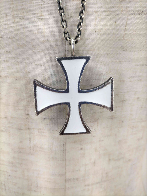 ウィアード WEIRDO 925刻印 Big Cross Top witn Necklace Chain メンズ