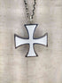 ウィアード WEIRDO 925刻印 Big Cross Top witn Necklace Chain メンズ