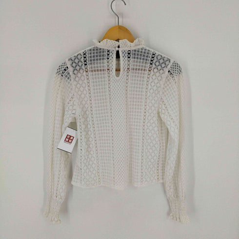 レイビームス Ray BEAMS 長袖レースブラウス 透け シースルー レディース 0