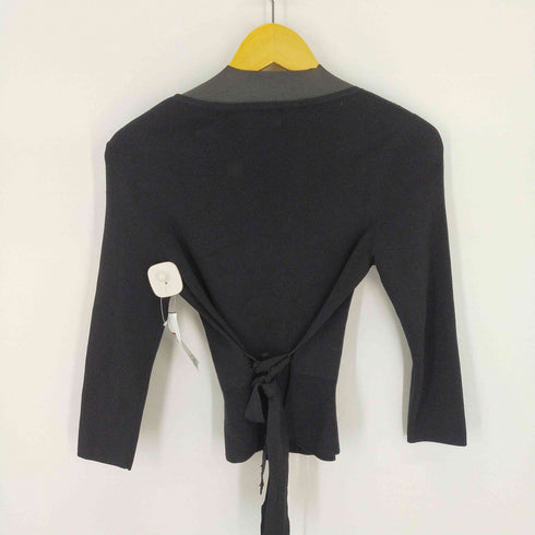 クレージュ courreges 花刺繍 スパンコール長袖カットソー ビーズ レディース 36