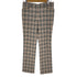バーバリーロンドンブルーレーベル BURBERRY LONDON BLUE LABEL ノバチェック ウールパンツ レディース JPN:40