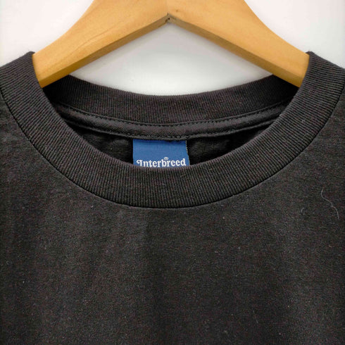 インターブリード INTERBREED 刺繍 クルーネック ロングTシャツ メンズ