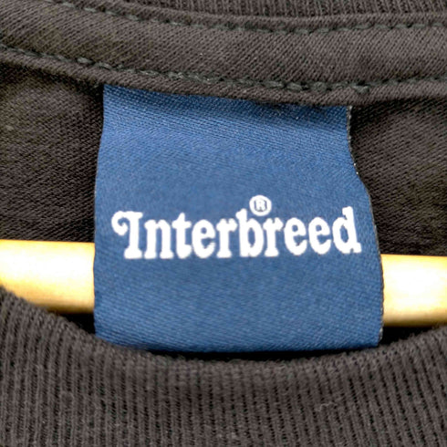 インターブリード INTERBREED 刺繍 クルーネック ロングTシャツ メンズ