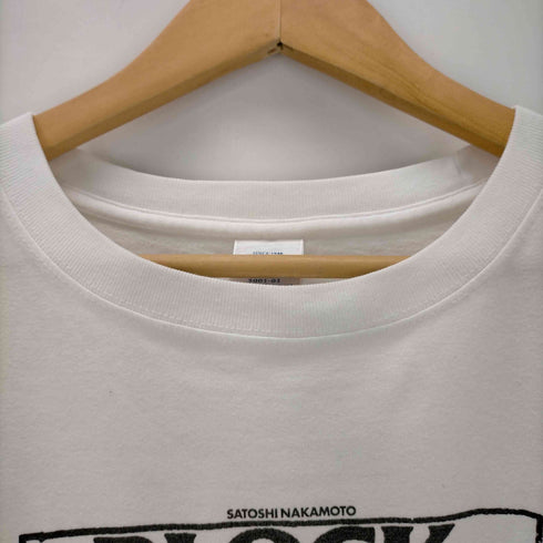 ユナイテッドアスレ UNITED ATHLE SATOSHI NAKAMOTO BLOCK CHAIN Tシャツ メンズ XXXL