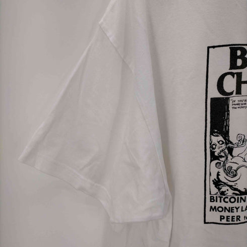 ユナイテッドアスレ UNITED ATHLE SATOSHI NAKAMOTO BLOCK CHAIN Tシャツ メンズ XXXL