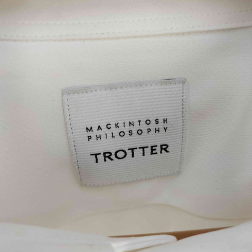 トロッター マッキントッシュフィロソフィー TROTTER MACKINTOSH PHILOSOPHY ボタンダウン ポリシャツ メンズ UK:42
