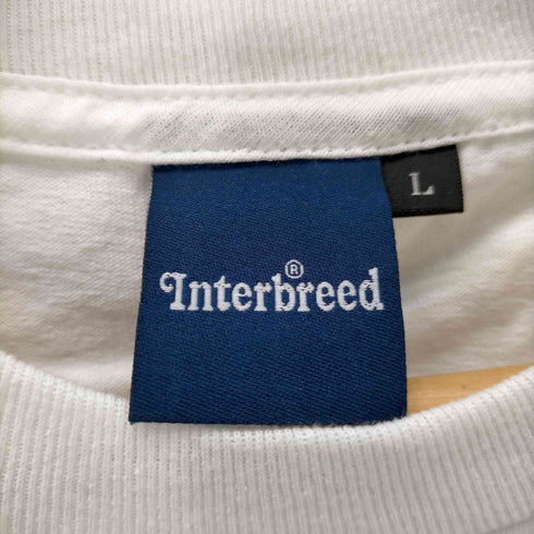 インターブリード INTERBREED プリント クルーネック ロングTシャツ メンズ JPN:L