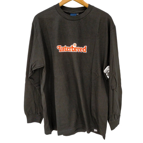 インターブリード INTERBREED プリント クルーネック ロングTシャツ メンズ JPN:L