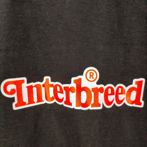 インターブリード INTERBREED プリント クルーネック ロングTシャツ メンズ JPN:L