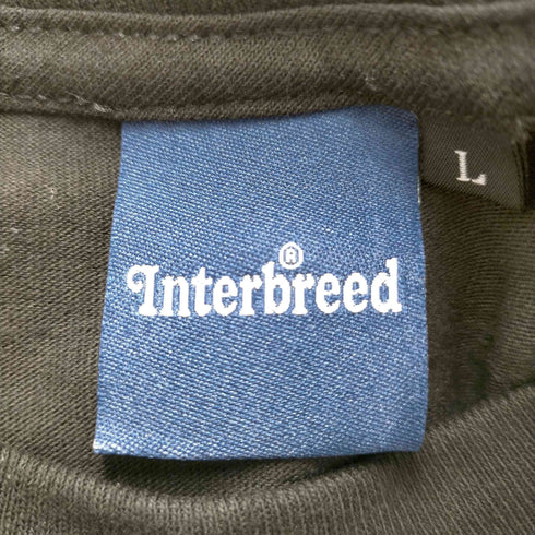 インターブリード INTERBREED プリント クルーネック ロングTシャツ メンズ JPN:L