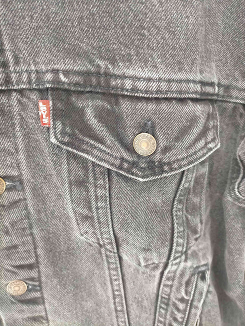 リーバイス Levis 90S 70507-0270 後染め ブラックデニムジャケット メンズ import:M