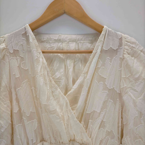mily bilet シアージャガード花柄クリンクルワンピース レディース JPN:M
