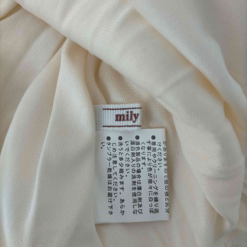 mily bilet シアージャガード花柄クリンクルワンピース レディース JPN:M