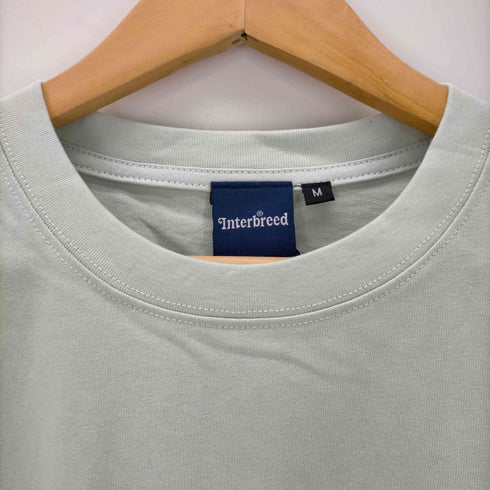 インターブリード INTERBREED プリント ステッチデザイン クルーネック 半袖Tシャツ メンズ JPN:M