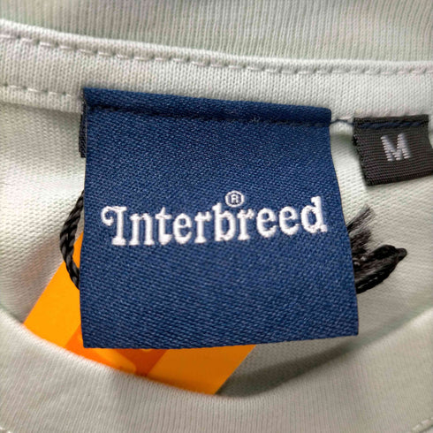 インターブリード INTERBREED プリント ステッチデザイン クルーネック 半袖Tシャツ メンズ JPN:M