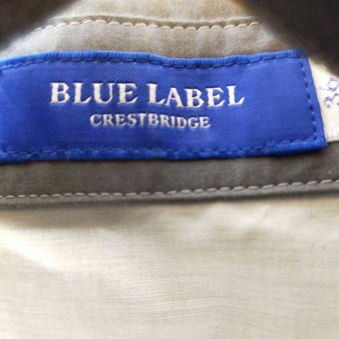 ブルーレーベルクレストブリッジ BLUE LABEL CRESTBRIDGE ベルト付き チェックミニスカワンピース レディース 36