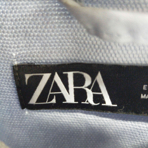 ザラ ZARA ベルテッドシャツジャケット スナップボタン レディース M