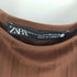 ザラ ZARA サテンプリーツキャミワンピース レディース XS-S