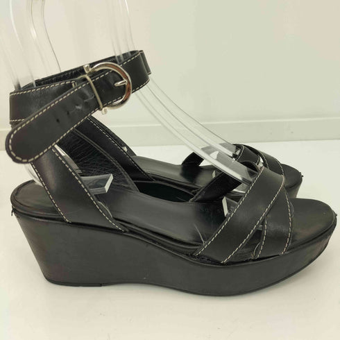 サルヴァトーレフェラガモ Salvatore Ferragamo ガンチーニ アンクルストラップ レザーサンダル レディース 5 1/2