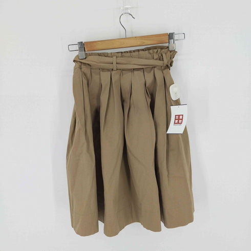 ブルーレーベルクレストブリッジ BLUE LABEL CRESTBRIDGE ノバチェックベルト付き ピンタックフレアスカート レディース JPN:34