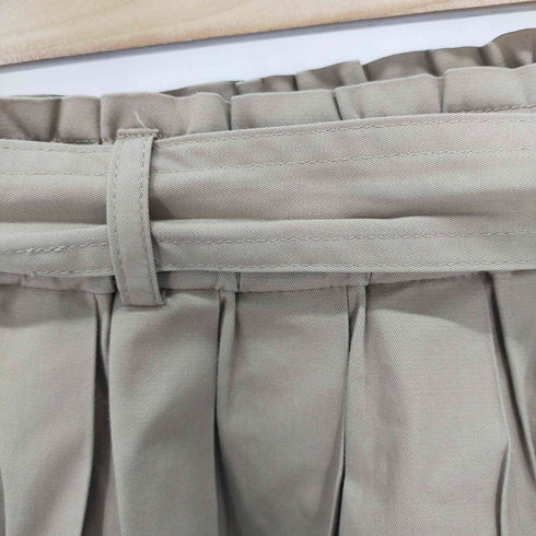 ブルーレーベルクレストブリッジ BLUE LABEL CRESTBRIDGE ノバチェックベルト付き ピンタックフレアスカート レディース JPN:34